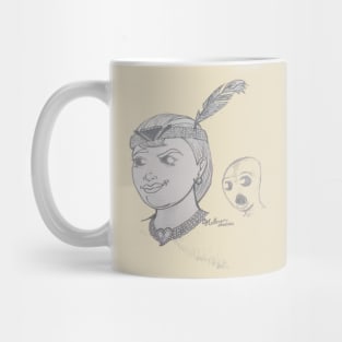 Roaring 20s ghost and friend Mug